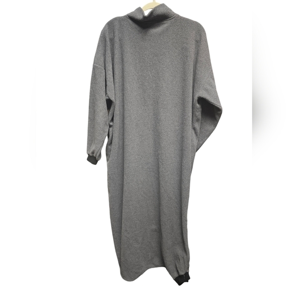 Trailridge Grey Fleece PJ Pajama Sack Sleep Lounger Adult One Size OS - Picture 2 of 10